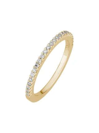 Lyomi Ring 585/- Gelbgold 25 synth. Diam. 0,28ct.