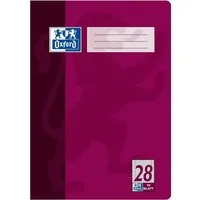OXFORD Schulheft Oxford Schulheft, DIN A4, Lineatur 28 / kariert mit Doppelrand, 16 Bla