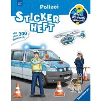Wieso? Weshalb? Warum? Stickerheft - Polizei / diverse, Mit über 300 Stickern