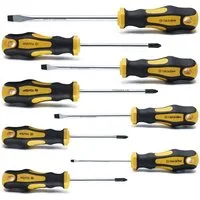 CCLIFE Bit-Schraubendreher Magnetischer Schraubenzieher mit Schlitz, Pozidriv Kreuzschlitz, (Set, 8 St), 1
