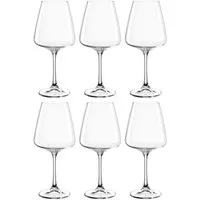 LEONARDO Weinglas Weißweinglas PALADINO, 540 ml, 6er-Set, 6-tlg., Kristallglas, Kelchglas, spülmaschinengeeignet