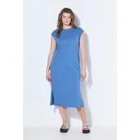 Studio Untold Jerseykleid Jersey-Midikleid oversized ärmellos Seitenschlitze