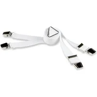 LINDENMANN Hosenträger Lindenmann XXL Hosenträger weiß verstärkte Clips