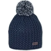 Sterntaler® Strickmütze Strickmütze (1-St) Mütze mit Pompon und coolem Zopf-Muster