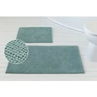 OTTO home Badematte Kaelan, weicher Chenille, Höhe 14 mm, rutschhemmend beschichtet, fußbodenheizungsgeeignet, Polyester, rechteckig, Badvorleger, Badteppich weiches Chenille, pastellfarben, Badezimmer