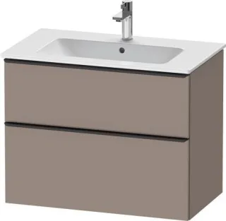 Duravit D-Neo Waschtischunterbau wandhängend Basalt Matt 810x462x625 mm - DE43620BD430000 DE43620BD430000