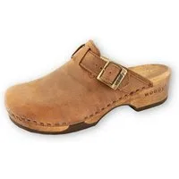 woody GmbH Clogs Damen - MANU - tabak Sneaker Ballerinas