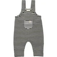 Turtledove London Latzhose Streifen Unisex Kinder (1-tlg) Babyhose, Latzhose, Trägerhose, Strampler, Overall
