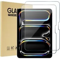 Toomoke Schutzfolie Panzerglas für iPad Pro 11 Zoll M5 2025 M4 2024 Schutzfolie, (Displayschutz Kompatibel mit iPad Pro 11 Zoll M4 M5(2024/2025), Modelle A2837/A2836/A3006), 9H Härte 2.5D[Hohe Auflösung][Anti-Bläschen][Anti-Kratzen]