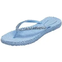 Ilse Jacobsen CHEERFUL03G Zehentrenner Leicht & flexibel, Massageeffekt, mit Glitzer