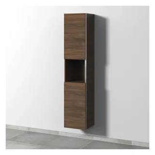 Sanipa 3way Hochschrank mit 2 Türen und 1 offenem Fach, Eiche-Arizona BR11480