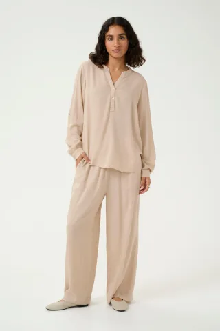 Langarm-Bluse KAmilia Regular fit cream
