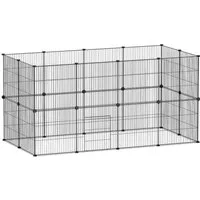Clanmacy Freigehege Freigehege DIY Hamster Welpenauslauf Laufgitter 24Stück 35x35cm
