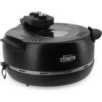 GENTOR Pizzaofen GENTOR Pizzamaker 1600W 220-240V Pizzaofen Elektrischer Pizzaofen, bis 420 Grad mit 1 feuerfestem Keramiksteinboden