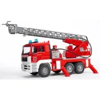 Bruder® Spielzeug-Feuerwehr MAN Feuerwehr mit Drehleiter Licht&Sound 47 cm (02771)