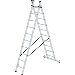 Munk Sprossen-Mehrzweckleiter 2-teilig mit nivello®-Traverse - 031220