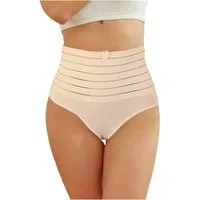 Lau-Fashion Miederhose Korsetthose Hoher Bund Hüfte Body Bauch Former Unterwäsche M/XL