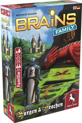 Pegasus Spiele 51811 - Brains Family: Burgen und Drachen