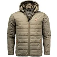 Amaci&Sons Steppjacke ROANOKE Steppjacke Herren Outdoor Basic Patch Kapuzen Jacke