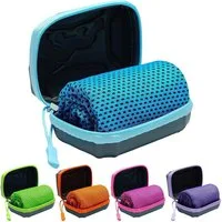 FELIXLEO Sporthandtuch 5 Kühltücher 30x80cm Mit Box Schnelltrocknend Für Sport Reise, (1-St)