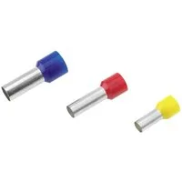 Cimco Aderendhülsen Cimco 187023 Aderendhülse 6 mm² Teilisoliert Gelb 100 St., Isol. Aderendh. 6,0mm² x 18mm,gelb