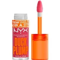 NYX PROFESSIONAL MAKEUP Lipgloss DUCK PLUMP LIP LACQUER, sofortiger Schmollmund-Effekt dank Kollagenpeptiden