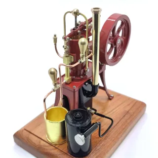 OKMO R01 1/12 Stirling Hot Air Pump Engine Model Water-cooled External Combustion Engine Copper Castings Physics Science