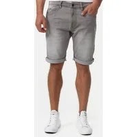 Indicode Jeansshorts Herren Fife Jeans Shorts Herrenshorts mit seitlichen Kontraststreifen