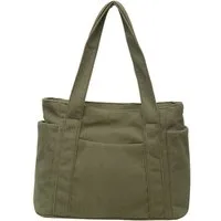 Zaewry Schultertasche Cord Tasche Damen,Tote Bag,Handtasche,Shopper Tasche Laptoptasche, für Bummeln Arbeit Schule Gym Halloween Weihnachtsgeschenk