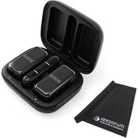RØDE Rode Wireless Micro Drahtloses Mikrofon-System USB-C mit Tuch Digitales Aufnahmegerät (Vorteils-Set mit Tuch)