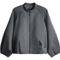 someday Jackenblazer grau,Casual,Polyester,Unifarben,Collegekragen,Lang,Regular Fit