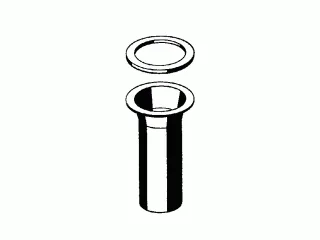 Schell Rohrstutzen mit Dichtring für VENEZIA WC-Spülarmatur 237370099