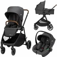 Bebeconfort Kinder-Buggy Bebeconfort Luvia Trio, Kinderwagen 3 in 1, 0–4 Jahre, Babyschale, Kin, 3-in-1 Travelsystem Intelligenter Klappmechanismus Bequeme Fahrten …