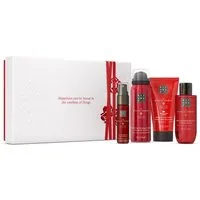 Rituals Pflege-Geschenkset Rituals Ayurveda Geschenkset S – 4-teilig mit Dusch & Pflege, 4-tlg., 4-teiliges Ayurveda Set mit Rose & Mandelöl – für Harmonie
