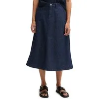 Marc O'Polo Jeansrock aus Organic-Cotton-Leinen-Mix