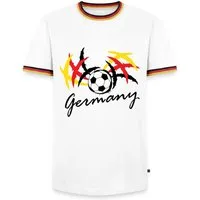 Spreadshirt T-Shirt Germany Fußball Fanlook Trikot Männer Kontrast T-Shirt (1-tlg)