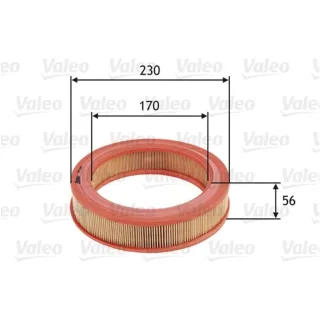 Valeo Luftfilter Renault Rapid Super
