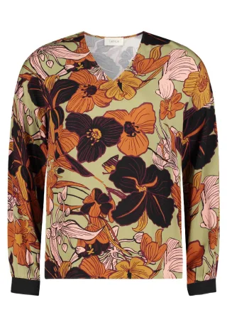 CARTOON - Oversize-Bluse braun - Gr. - 40