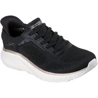 Skechers BOBS SQUAD CHAOS-CURRENT MUSE Slip-On Sneaker, Slipper, Freizeitschuh in veganer Verarbeitung