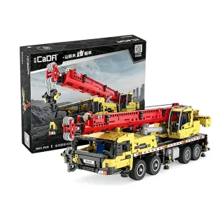C61081 Static Version 1/20 Engineering Vehicle Truck Crane Technical MOC DIY Toys Building Block Brick Assembly Kit for