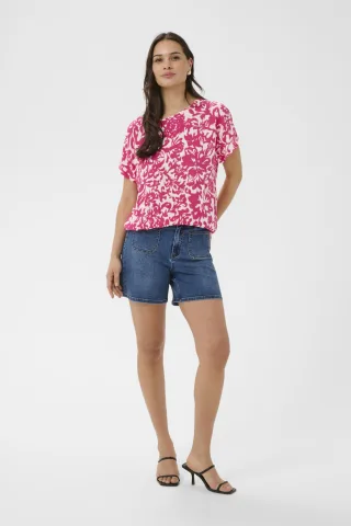 Kurzarm-Bluse KAlokia Kurzarm-Bluse Relaxed fit
