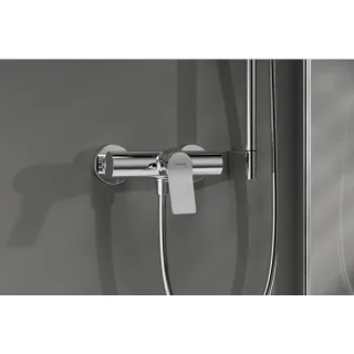 hansgrohe Vivenis Einhebel-Duscharmatur 75623000 Aufputz, mit Schalldämpfer, chrom