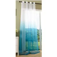Gardinenbox Gardine (1 St), Ösen, transparent, Voile, Vorhang Farbverlauf Voile 20420