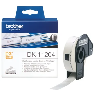 Original DK11208 BROTHER PT QL550 ETIKETTEN WEISS