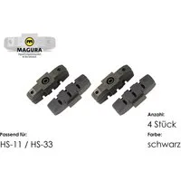 Magura Bremsbelag 4er-Pack Magura Bremsgummi Bremsbeläge Hydraulikbremse Felgenbremse