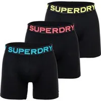 Superdry Boxer Herren Boxershort 3er Pack Baumwollmischung (Packung, 3er Pack)