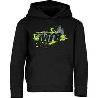 Baddery Kapuzenpullover Kinder Hoodie: "MTB" - Mountain-Bike - Fahrrad, hochwertiger Siebdruck
