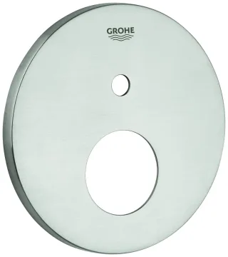 Grohe Rosette 48429 rund für EHM-FMS mit 2-Wege Umstellung supersteel, 48429DC0 48429DC0