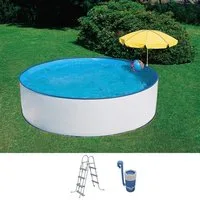 SUMMER FUN Rundpool SKIMMY (Set, 3-tlg), 3-tlg., ØxH: 300x90 cm