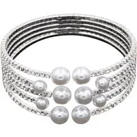 Firetti Armspange festlich und elegant, mit Glasstein - mit Glasperle